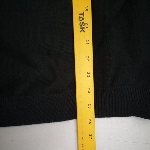 Izod Golf Men's Size Large Red Black & Grey Argyle Loose Fit V-neck Sweater - Picture 7 of 7